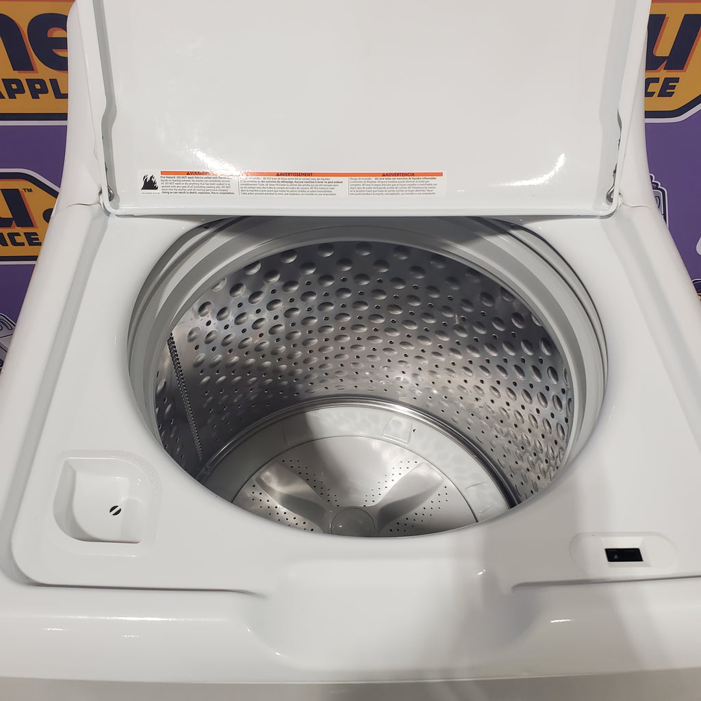 Pictures of Neu Select Silver Impeller Washer GE® ENERGY STAR® 4.4 cu. ft. stainless steel capacity washer - Certified Refurbished - Neu Appliance Outlet - Discount Appliance Outlet in Austin, Tx