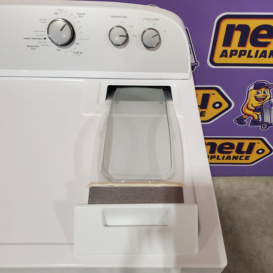 Whirlpool White Electric Extra Large 7.0 Cu. Ft. Dryer with Wrinkle Shield 22231SD292 - WED4815EW - Scratch & Dent (Minor)