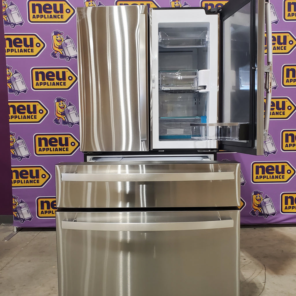 GE Profile™ ENERGY STAR® 29 Cu. Ft. Smart Fingerprint Resistant 4-Door French-Door Refrigerator with Door In Door GE9853 - PGD29BYTFS - New in Box