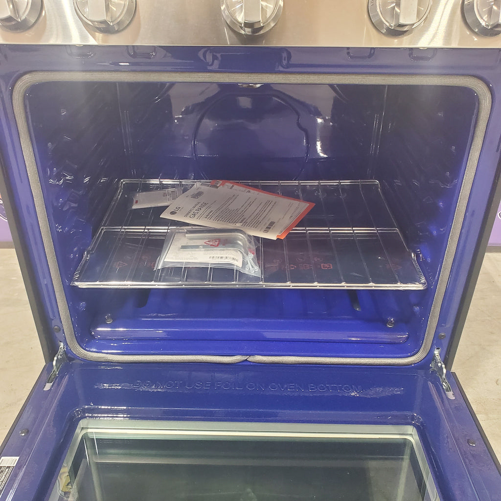 Pictures of LG Stainless Steel Smart Wi-Fi Enabled Gas 5.8 Cu. Ft Range with EasyClean and Superboil Burner LRGL5821S - Open Box - Neu Appliance Outlet - Discount Appliance Outlet in Austin, Tx