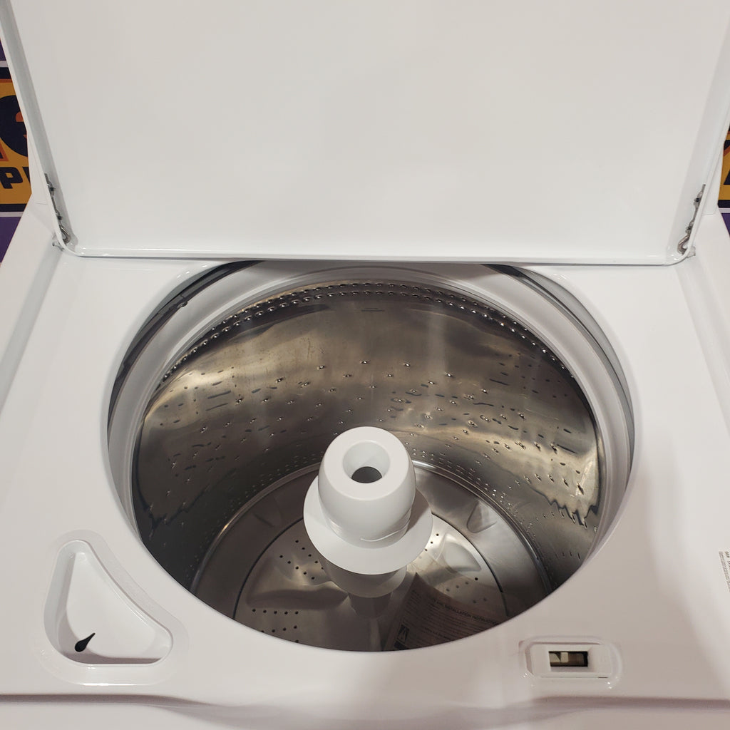 Pictures of Amana Top Load 3.8 Cu. Ft. Washer with High Efficiency Agitator in White 3SD729 - NTW4519JW - Open Box - Neu Appliance Outlet - Discount Appliance Outlet in Austin, Tx