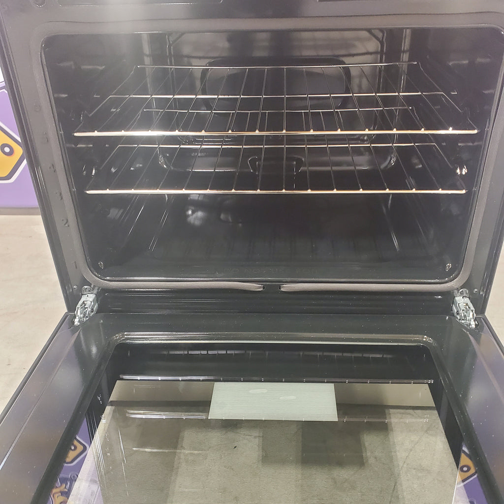 Pictures of Frigidaire Stainless Steel Electric 5 Burner 30 Inch Range with Steam Clean and Even Baking Technology FCFE3062AS - Open Box - Neu Appliance Outlet - Discount Appliance Outlet in Austin, Tx