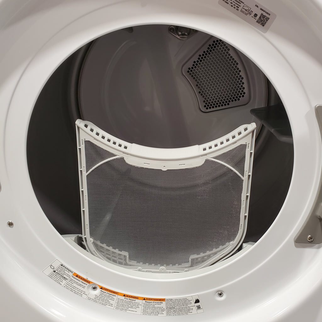 LG 7.4 cu. ft. Front Load Electric Dryer with TurboSteam and Sensor Dry Technology in White 31132SD111 - DLEX4000W - Scratch & Dent (Minor)