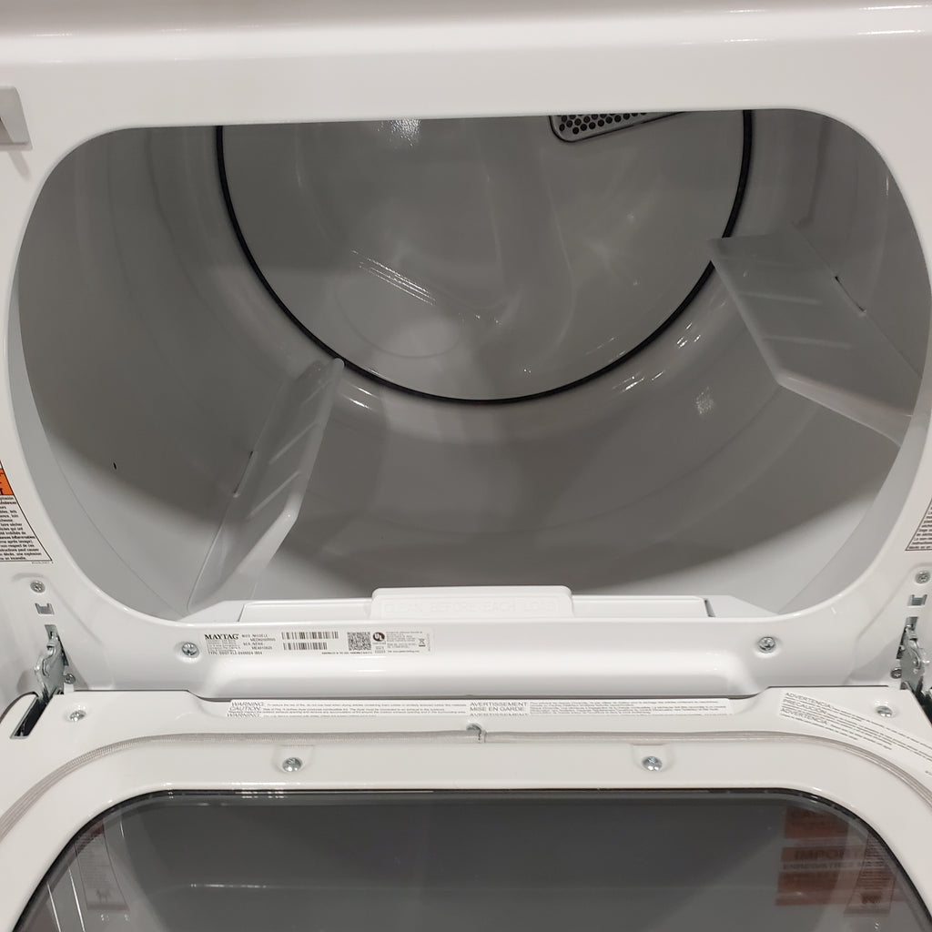 Pictures of Maytag 5.2 Cu. Ft. Top Load Agitator Washer with Extra Power and Smart Appliance MTW6205RW - Open Box and Maytag 7.4 Cu. Ft. Top Load Electric Dryer with Extra Power and Advanced Moisture Sensing 16124 - MED6205RW - Open Box - Neu Appliance Outlet - Discount Appliance Outlet in Austin, Tx
