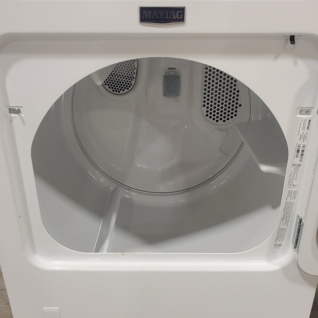 Pictures of Maytag Top Load 4.7 cu. ft. Agitator Washer with Extra Power and Deep Fill Option MVW5435PW and Gas Wrinkle Prevent 7.0 cu. ft Dryer with End of Cycle Signal MGD4500MW - Neu Appliance Outlet - Discount Appliance Outlet in Austin, Tx