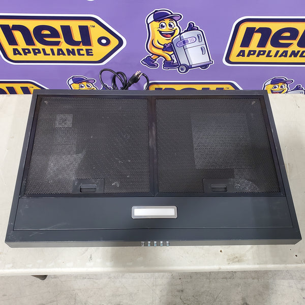 Streamline Grit Black Castellaro Ductless Under Cabinet 30 Inch Range Hood with Mesh Filters and Push Button Controls T-3208-4-DL - Scratch and Dent (Minor)
