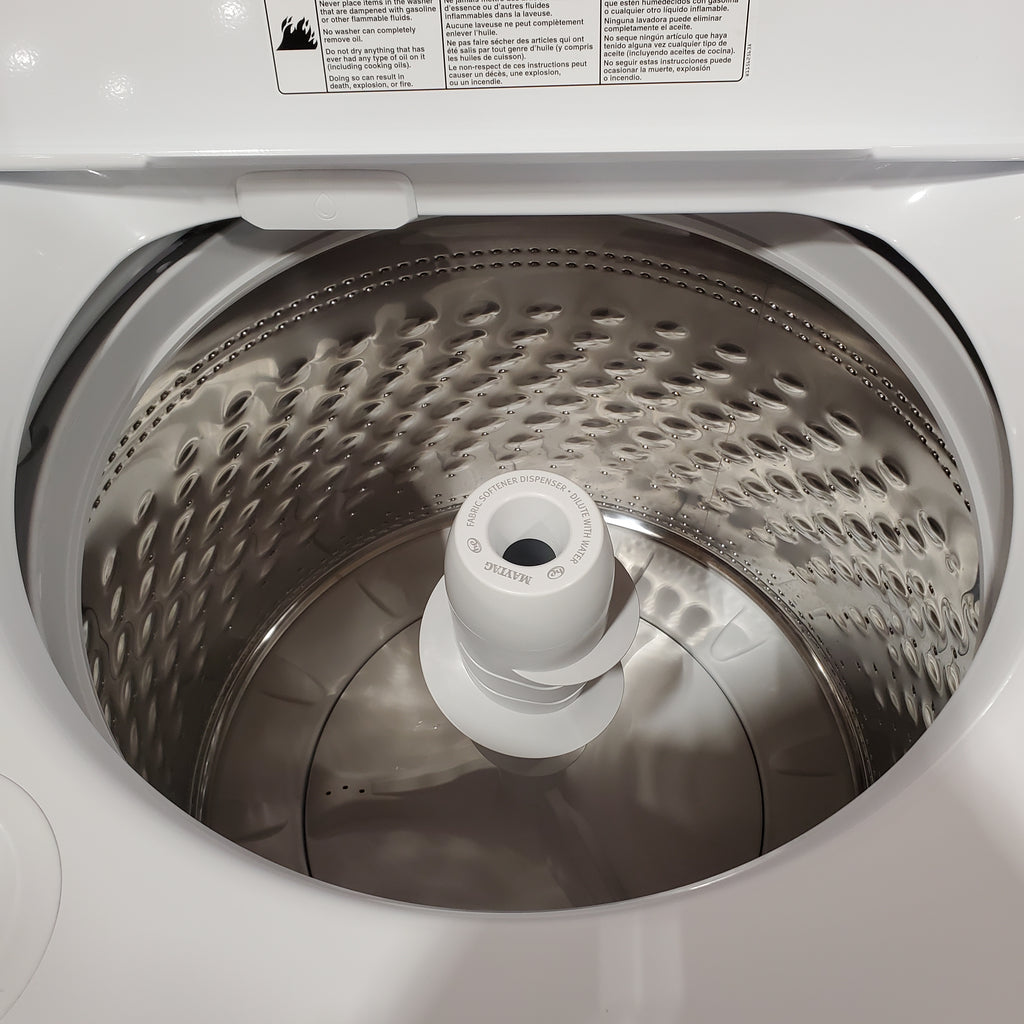 Pictures of Maytag Top Load 4.5 Cu. Ft. Washer with Deep Fill in White 25SD092 - MVW4505MW - Scratch & Dent (Minor) - Neu Appliance Outlet - Discount Appliance Outlet in Austin, Tx