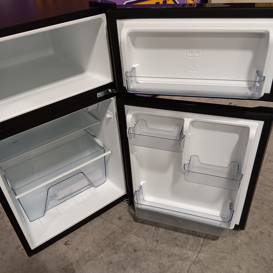 Vissani 3.1 cu. ft. 2-Door Mini Refrigerator in Stainless Steel with Freezer, ENERGY STAR HVDR31GSE - Scratch & Dent (Minor)