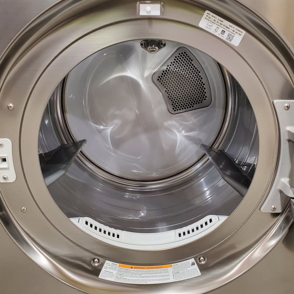 LG Ultra Large Capacity Smart Front Load Electric Energy Star 7.4 Cu. Ft. Dryer with Sensor Dry and Steam Technology 5SD189 - DLEX5500V - Scratch and Dent (Minor)