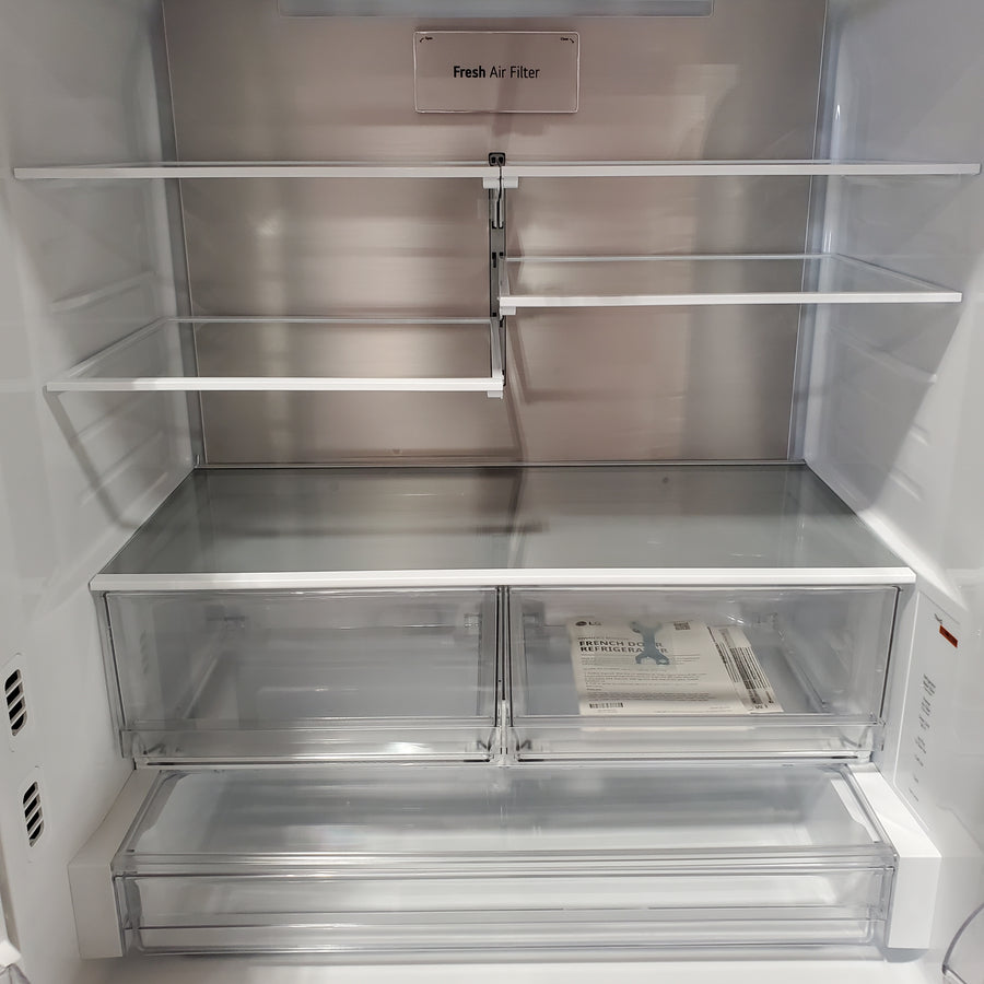LG 26 cu. ft. Counter-Depth MAX™, French Door Refrigerator, with Craft Ice™ 31133SD120 - LRRXC2606S - Scratch & Dent (Major)