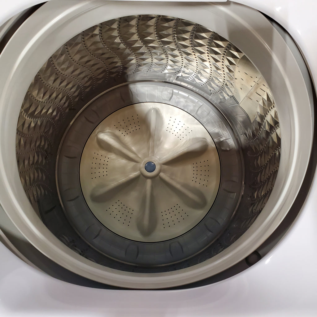 Pictures of Samsung 4.5 cu. ft. Top Load Washer with Vibration Reduction Technology+ in White WA45T3200AW - Certified Refurbished - Neu Appliance Outlet - Discount Appliance Outlet in Austin, Tx