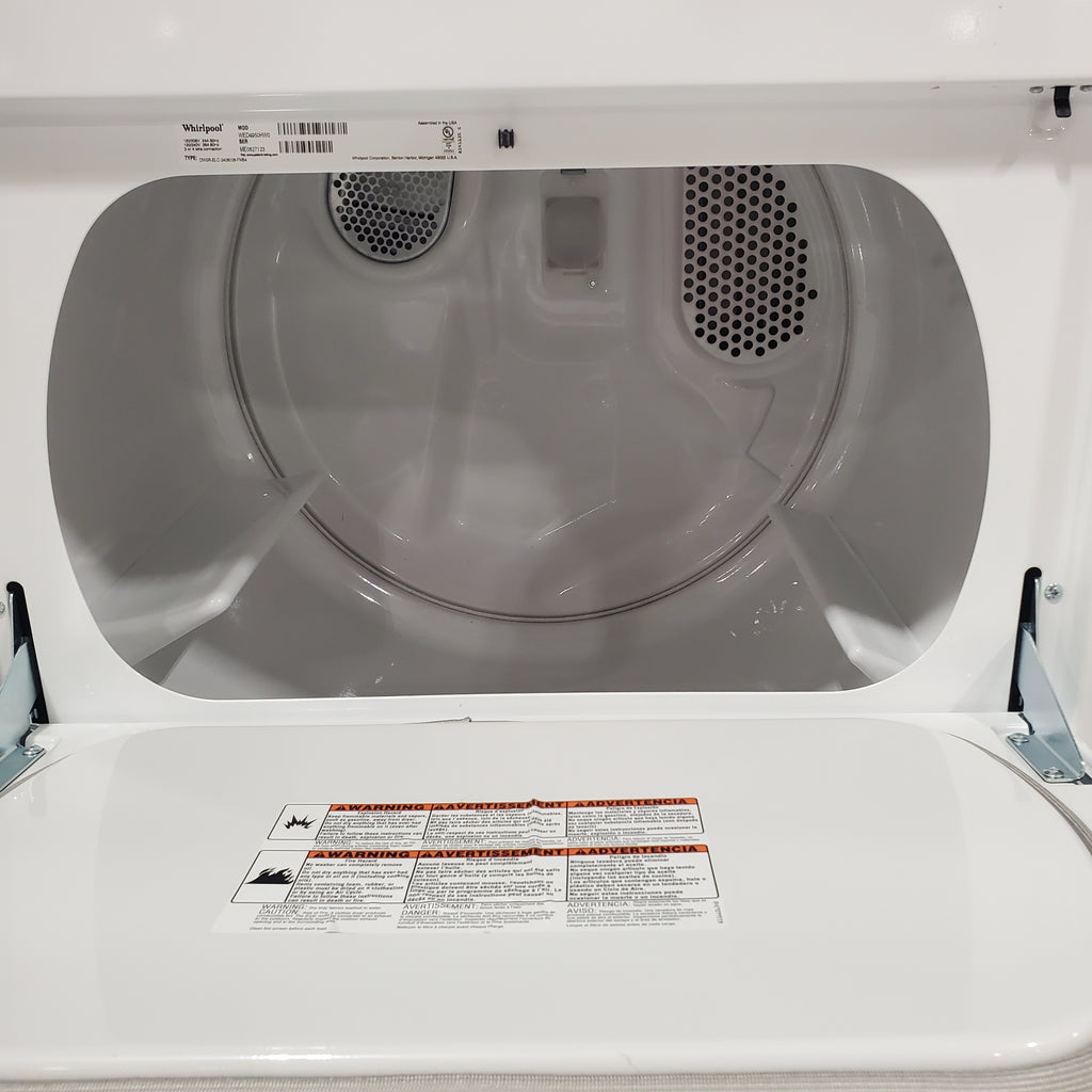 Pictures of Whirlpool Top Load 3.8 Cu. Ft. Washer with Soaking Cycles WTW4955HW and Whirlpool Top Load Electric 7.0 Dryer with AutoDry Drying System WED4950HW - Scratch and Dent (Minor) - Neu Appliance Outlet - Discount Appliance Outlet in Austin, Tx