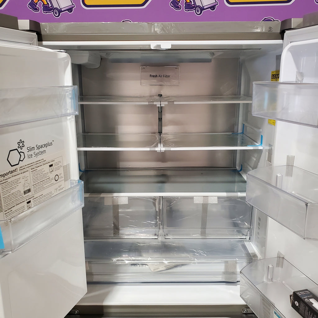 LG Counter-Depth MAX™ with Zero Clearance™ 3-Door French Door Refrigerator with Thin Door Design 3SD687 - LF24Z6530S - Scratch & Dent (Minor)