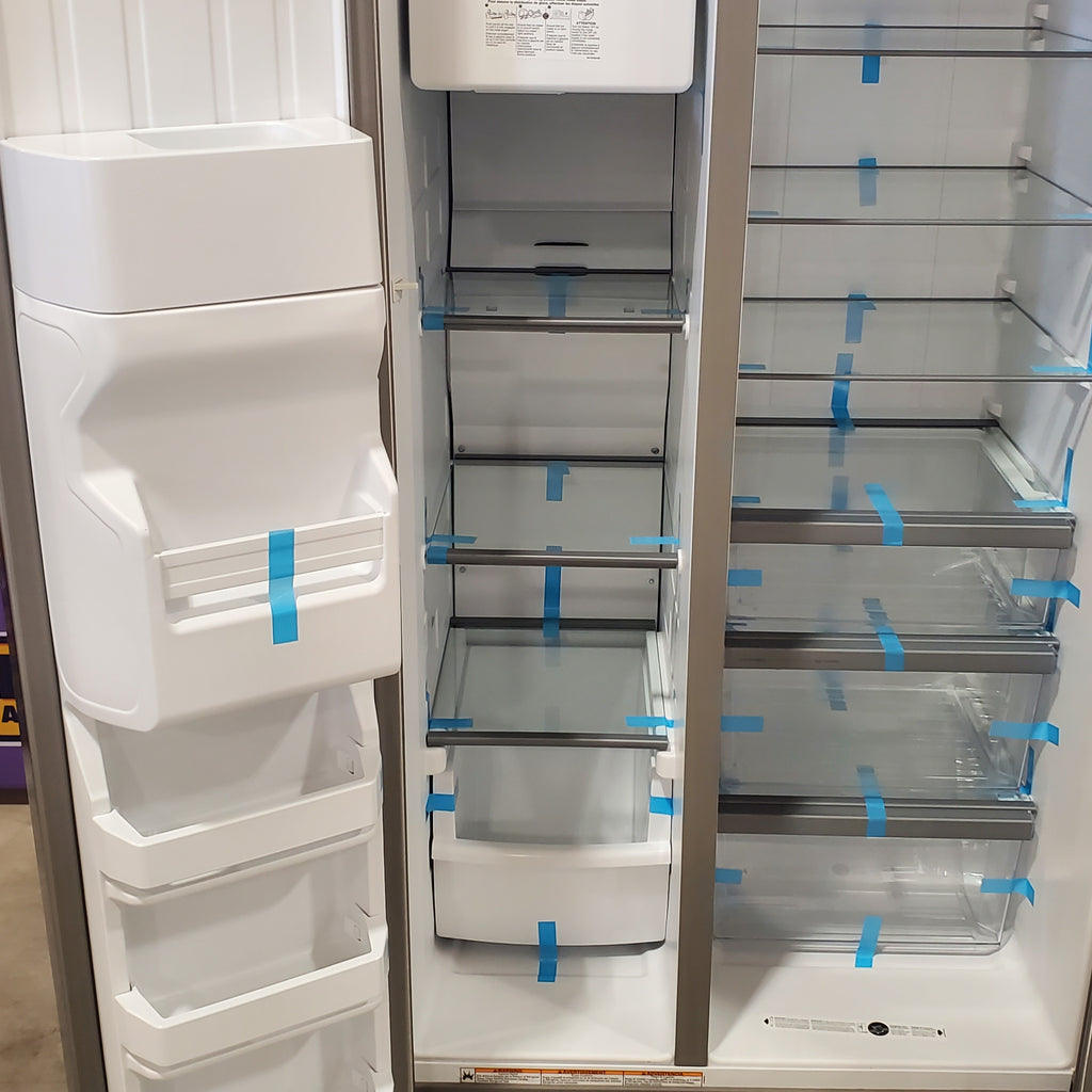 Pictures of Whirlpool Side By Side 36 In. Wide Refrigerator with Can Caddy and Frameless Glass Shelves WRS325SDHZ - Scratch and Dent (Minor) - Neu Appliance Outlet - Discount Appliance Outlet in Austin, Tx