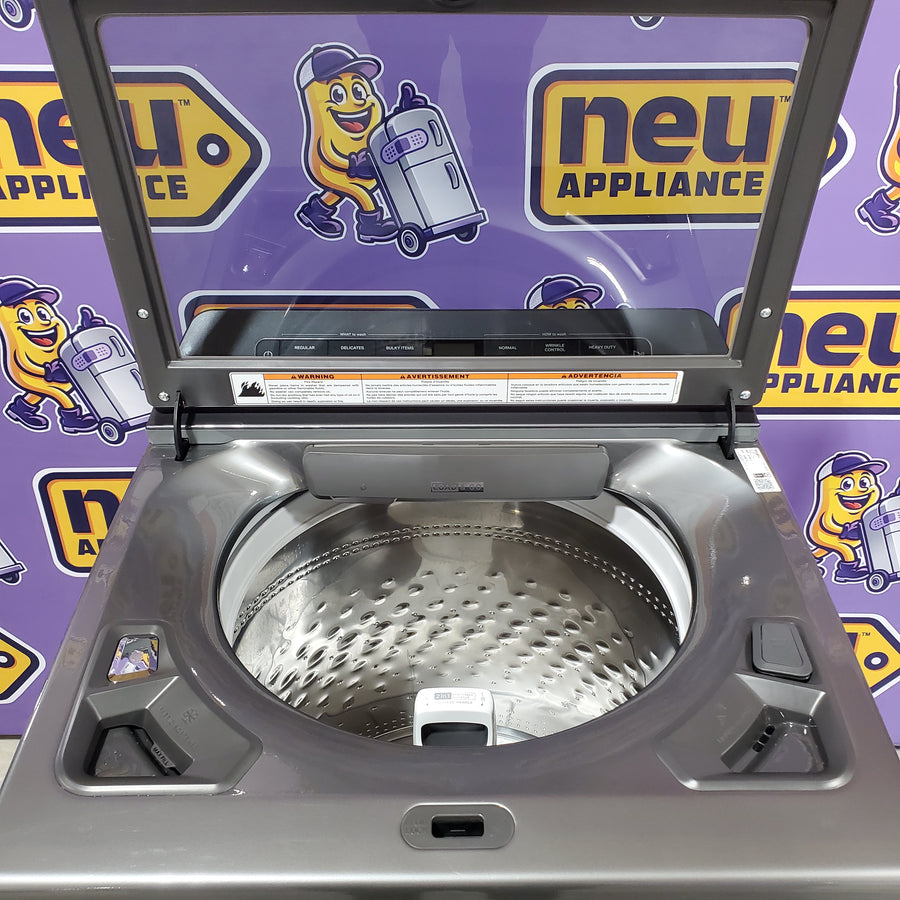Whirlpool Top Load 5.2 Cu. Ft. Washer with Removable Agitator WTW8127LC - Scratch & Dent (Minor) and Whirlpool Electric 7.4 Cu. Ft. Dryer with Moisture Sensor 16187 - WED8127LC - Scratch and Dent (Minor)