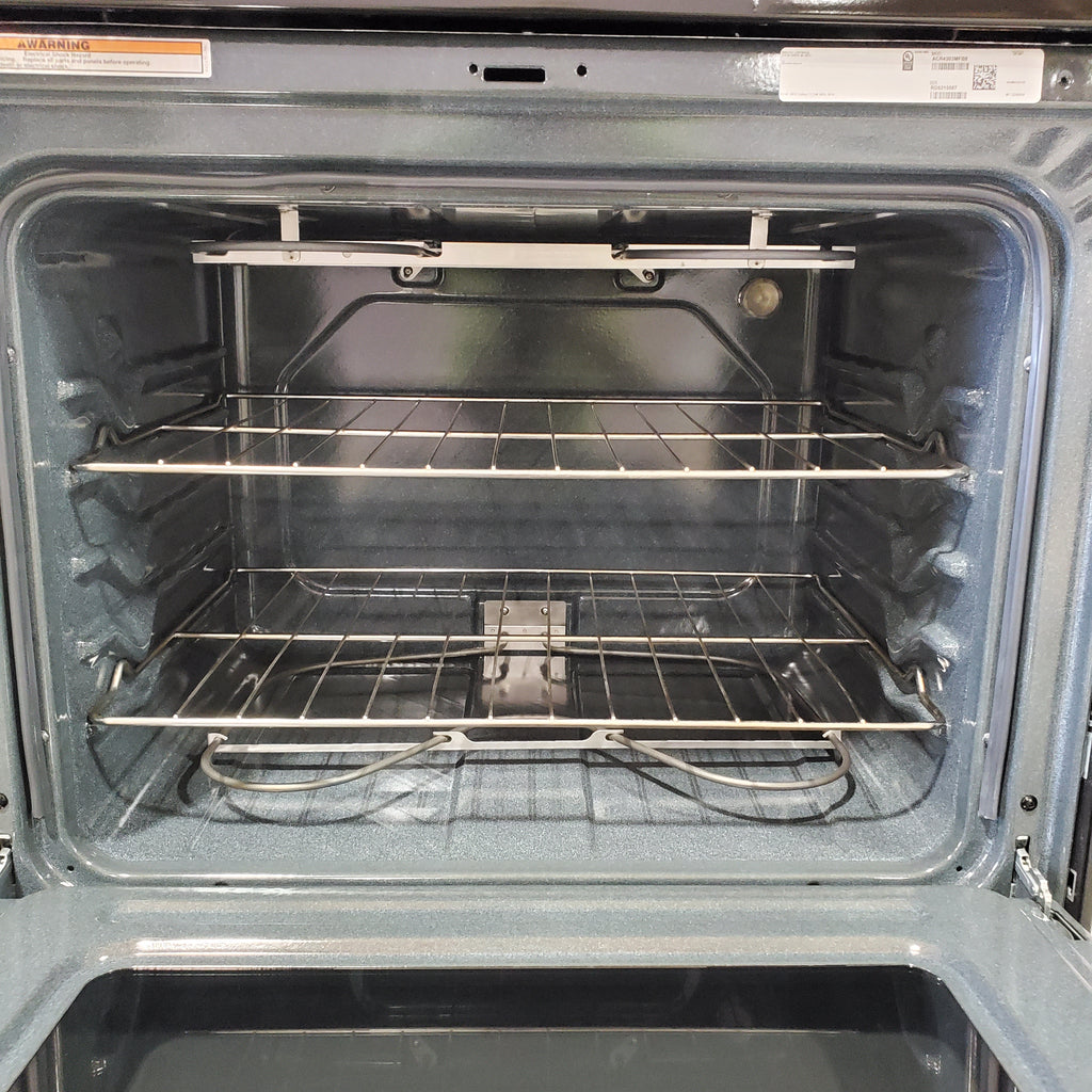 Pictures of Amana 30-inch Electric Range with Temp Assure Cooking System in Black ACR4303MFB8 - Open Box - Neu Appliance Outlet - Discount Appliance Outlet in Austin, Tx