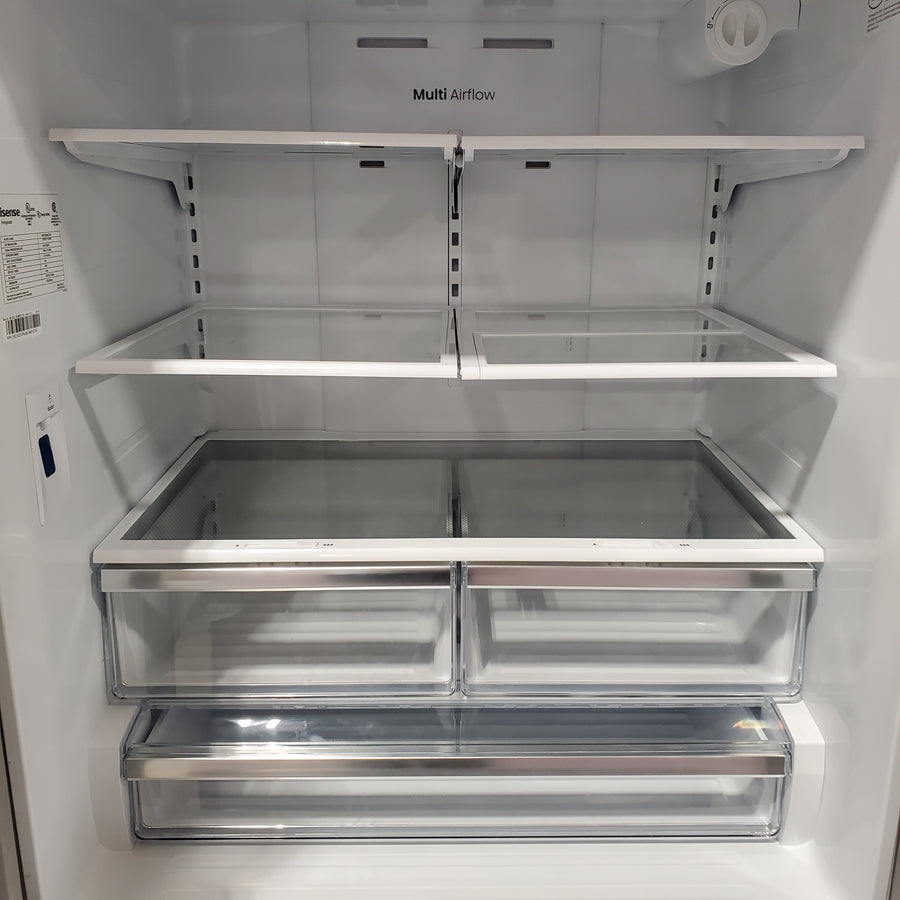 Hisense 26.6 cu. ft. French Door Refrigerator in Fingerprint Resistant Stainless Steel 22131SD96 - HRF266N6CSE1 - Scratch & Dent (Minor)