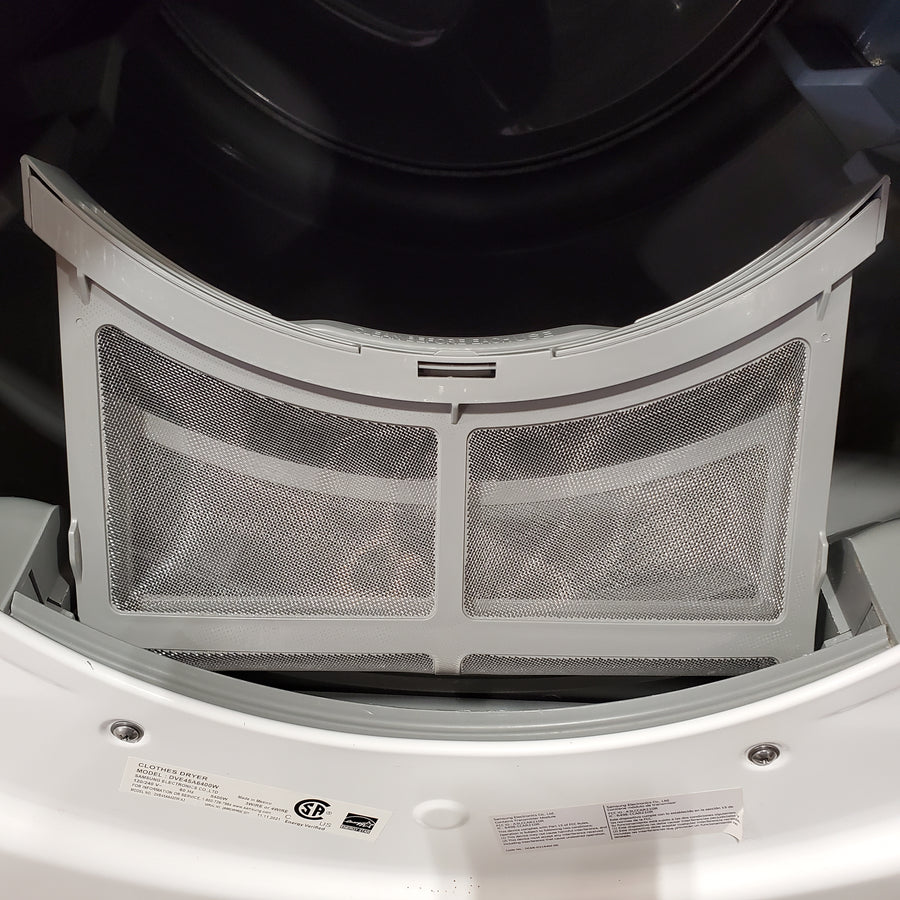 Samsung 4.5 Cu. Ft. High-Efficiency Smart Front Load Washer with AI Smart Dial WF45A6400AW - Scratch & Dent (Moderate) and Samsung 7.5 cu. ft. Vented Smart Stackable Electric Dryer with Super Speed Dry 16252 - DVE45A6400W - Scratch & Dent (Moderate)