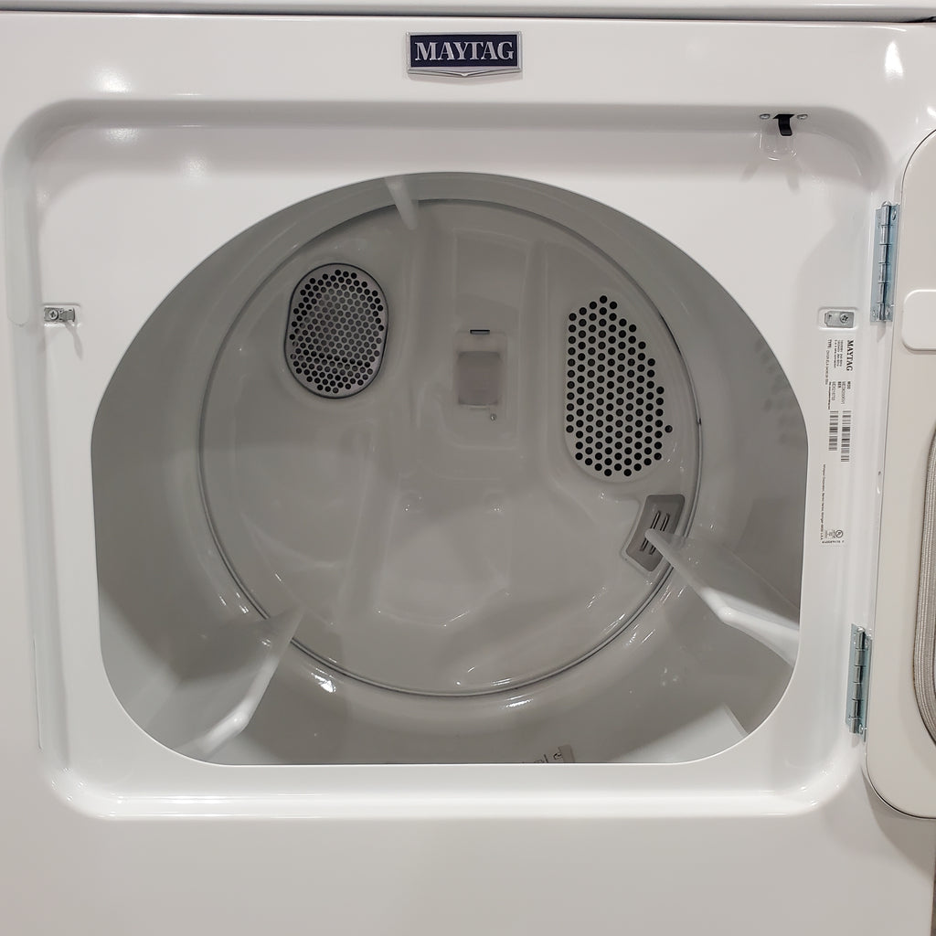 Pictures of Maytag 7.0 cu ft Electric Dryer with Moisture Sensing and Quick Dry Cycle MED6200KW - Scratch & Dent (Minor) - Neu Appliance Outlet - Discount Appliance Outlet in Austin, Tx