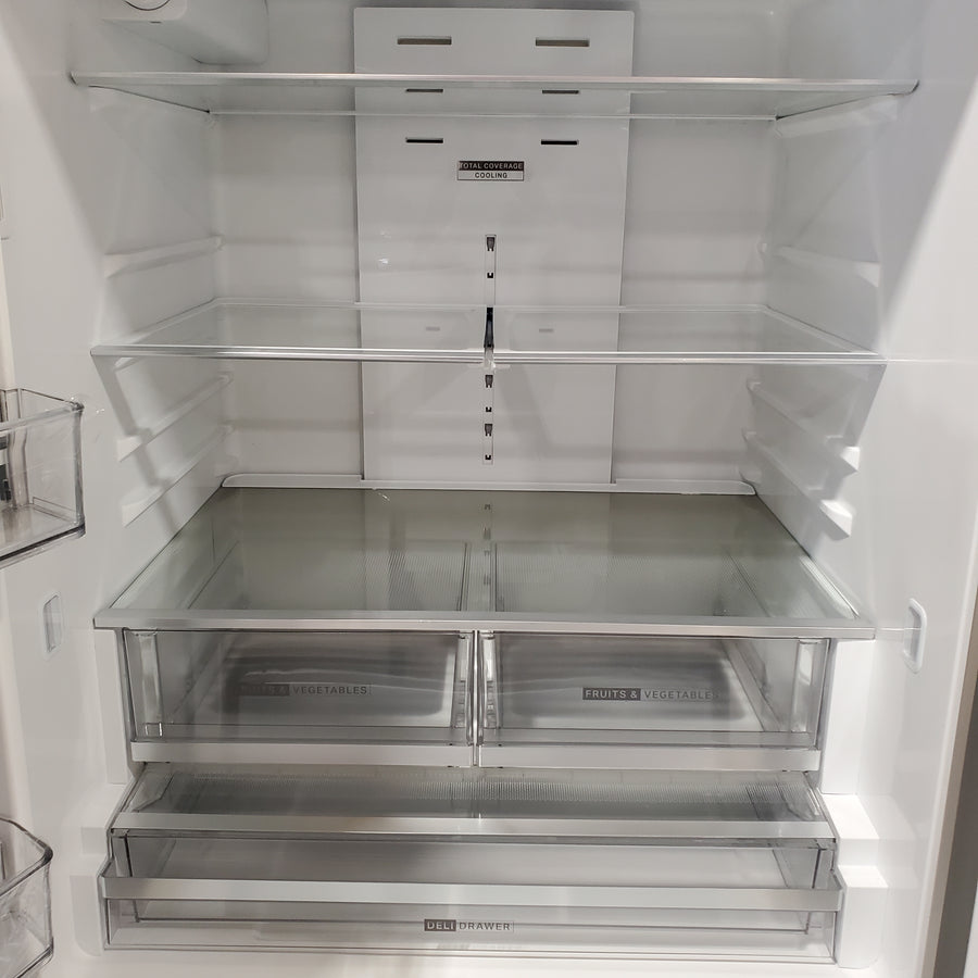 Whirlpool French Door 30 cu ft Refrigerator in Fingerprint Resistant Stainless Finish with In-Door Water and Ice Maker - 30 cu. ft. 22134SD229 - WRFF3536SZ - Scratch & Dent (Moderate)