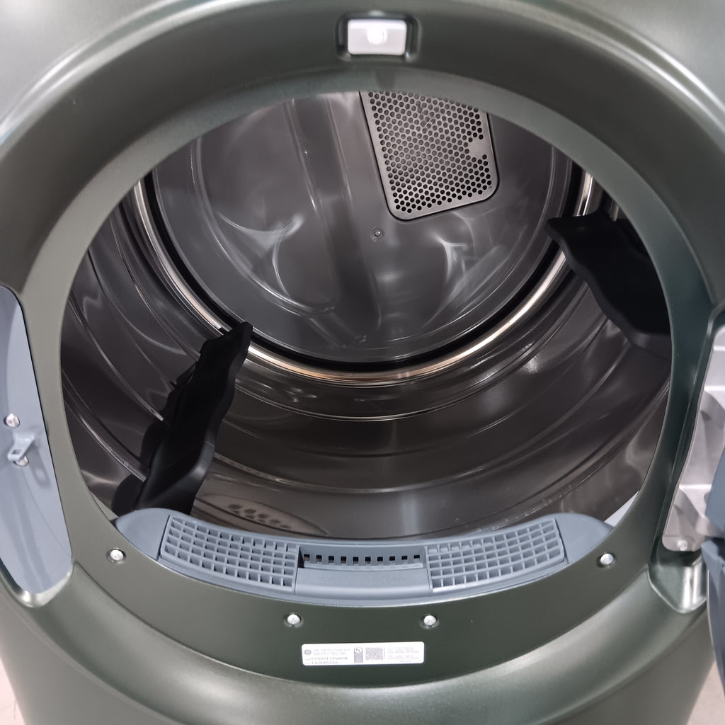 Pictures of GE Profile™ 5.5 cu. ft. Capacity Smart Front Load with Smart Wash & Smart Rinse PFW955SPWGN - New in Box and GE Profile™ ENERGY STAR® 7.8 cu. ft. Capacity Smart Front Load Electric Dryer with Steam and Sanitize Cycle GE9862E - PFD95ESPWGN - New in Box - Neu Appliance Outlet - Discount Appliance Outlet in Austin, Tx
