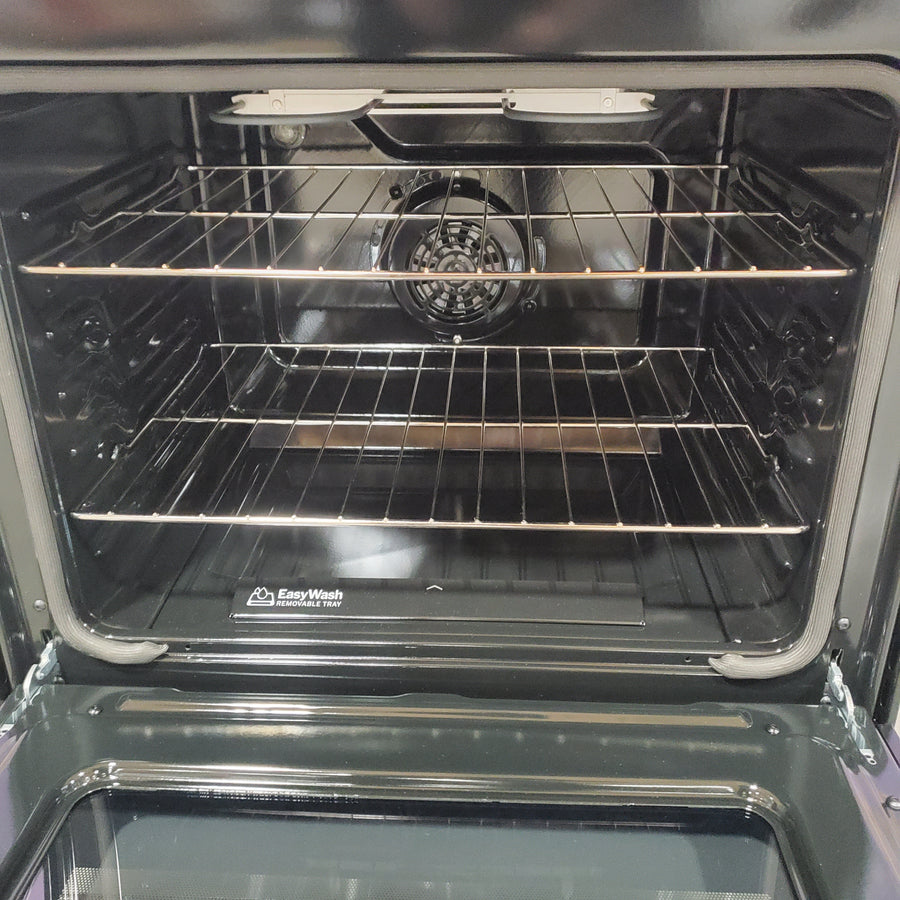 GE® Fingerprint Resistant Stainless 30" Slide-In Electric Convection Range with No Preheat Air Fry and EasyWash™ Oven Tray 22SD034 - GRS60LAVFS - Open Box