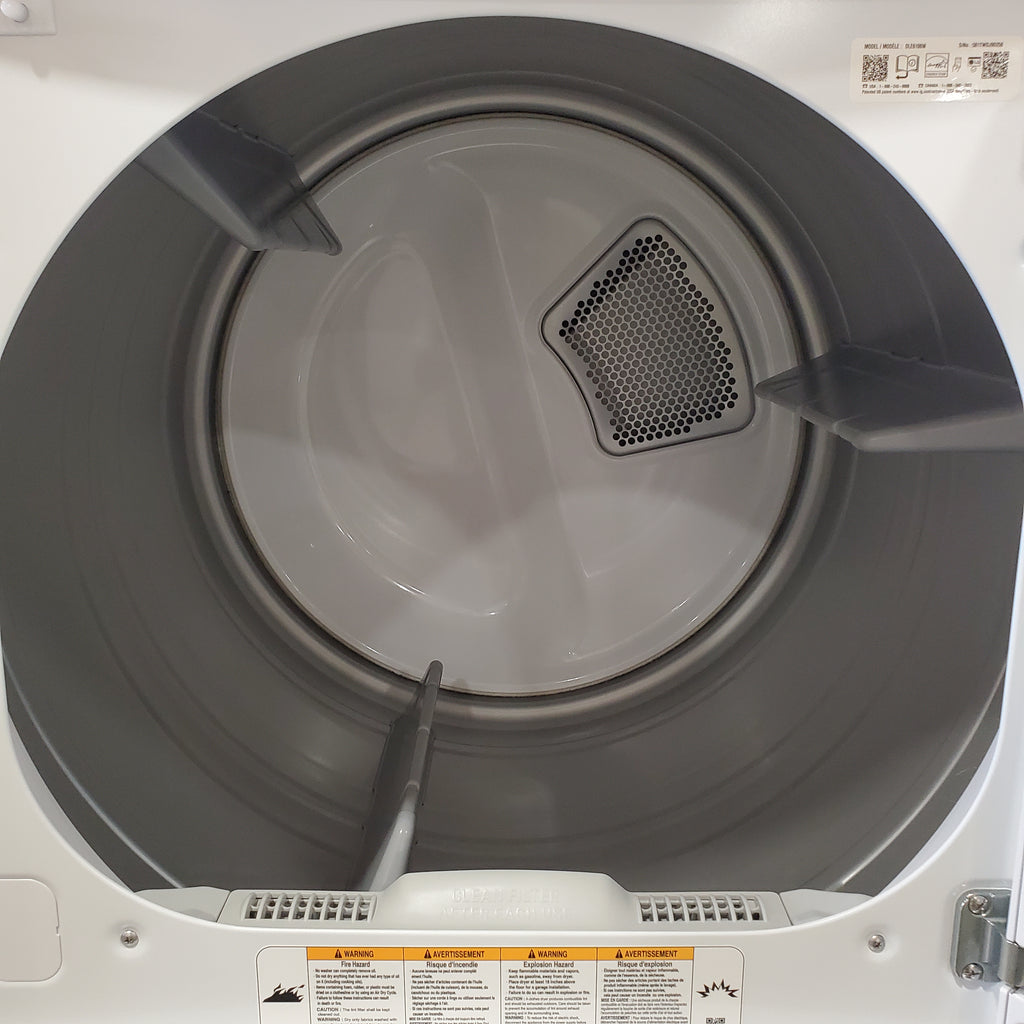 Pictures of LG 4.3 cu. ft. Capacity Top Load Washer with TurboDrum™ Technology and Impeller WT6100CW - Open Box and 7.3 cu. ft. Rear Control Vented Electric Energy Star Dryer with Sensor Dry DLE6100W - Open Box - Neu Appliance Outlet - Discount Appliance Outlet in Austin, Tx