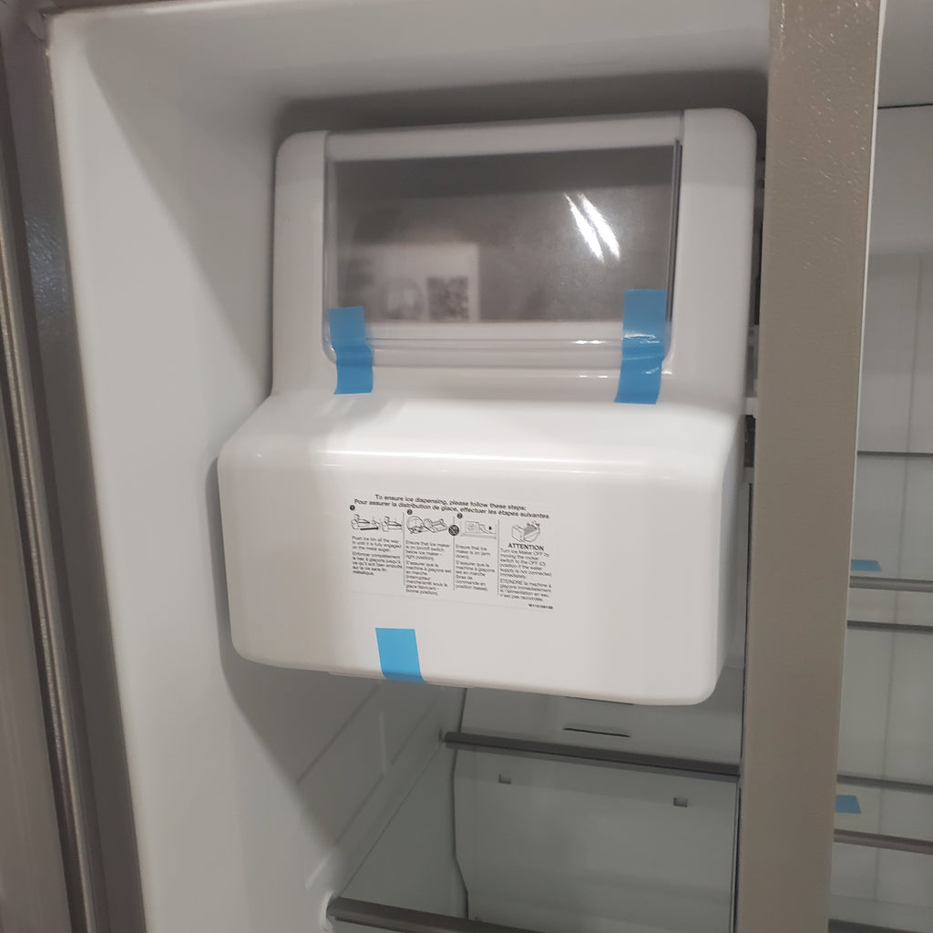 Pictures of Whirlpool Side By Side 36 In. Wide Refrigerator with Can Caddy and Frameless Glass Shelves WRS325SDHZ - Scratch and Dent (Minor) - Neu Appliance Outlet - Discount Appliance Outlet in Austin, Tx