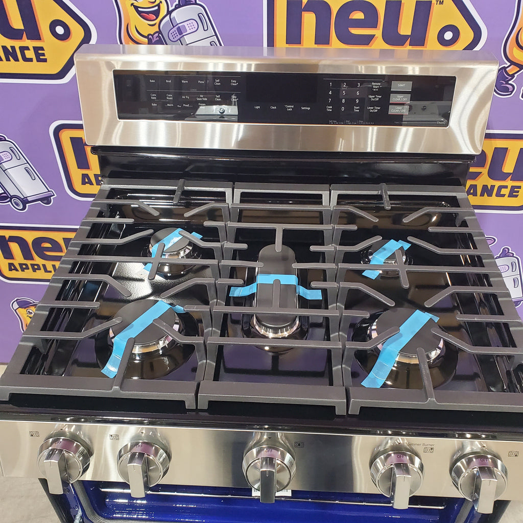 Pictures of LG 6.9 cu. ft. Smart Gas Double Oven Freestanding Range with ProBake Convection®, Air Fry & Air Sous Vide 21SD025 - LDGL6924S - Scratch & Dent (Minor) - Neu Appliance Outlet - Discount Appliance Outlet in Austin, Tx