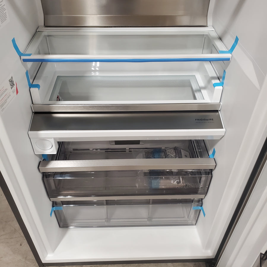 Frigidaire Professional 19 Cu. Ft. Single-Door Refrigerator in Stainless Steel FPRU19F8WF - Scratch & Dent (Minor) and Frigidaire Professional 19 Cu. Ft. Single-Door Freezer FPFU19F8WF - Scratch & Dent (Moderate)