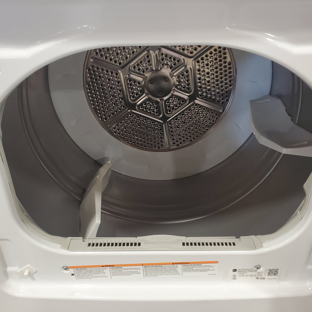 Pictures of GE 6.2 cu. ft. Capacity Electric Dryer with Up To 120 ft. Venting and Shallow Depth GTX22EASKWW - Certified Refurbished - Neu Appliance Outlet - Discount Appliance Outlet in Austin, Tx
