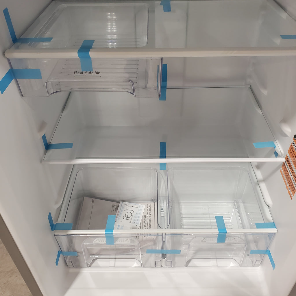Pictures of Whirlpool 30" Wide 18.2 cu. ft. Top Freezer Refrigerator in Monochromatic Stainless Steel 3SD667 - WRT318FZDM - Open Box - Neu Appliance Outlet - Discount Appliance Outlet in Austin, Tx