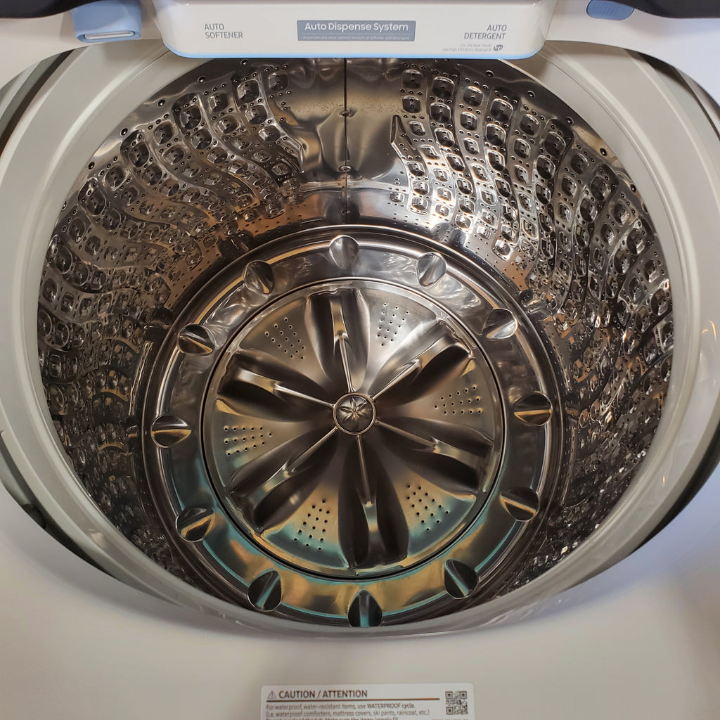 Pictures of Samsung Smart Top Load 5.5 Cu. Ft. with Auto Dispense Washer WA55CG7500AE - Open Box - Neu Appliance Outlet - Discount Appliance Outlet in Austin, Tx