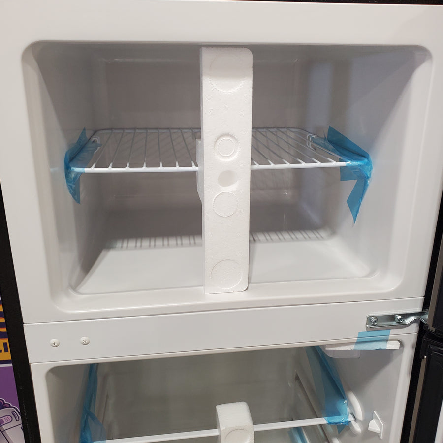 Frigidaire 7.5 cu. ft. Mini Refrigerator with Top Freezer in Stainless Look EFR780 - Scratch & Dent (Minor)