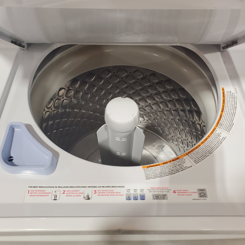 Pictures of Frigidaire Gas Washer/Dryer Laundry Center - 3.9 Cu. Ft Washer and 5.5 Cu. Ft. Dryer 3SD605 - FLCG7522AW - Scratch & Dent (Moderate) - Neu Appliance Outlet - Discount Appliance Outlet in Austin, Tx