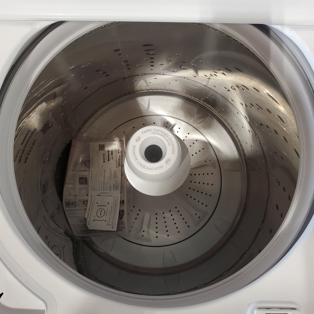 Pictures of Maytag Top Load 3.8 cu. ft. Washer with Deep Fill and Quick Wash Cycle MVW4005SW - Open Box - Neu Appliance Outlet - Discount Appliance Outlet in Austin, Tx