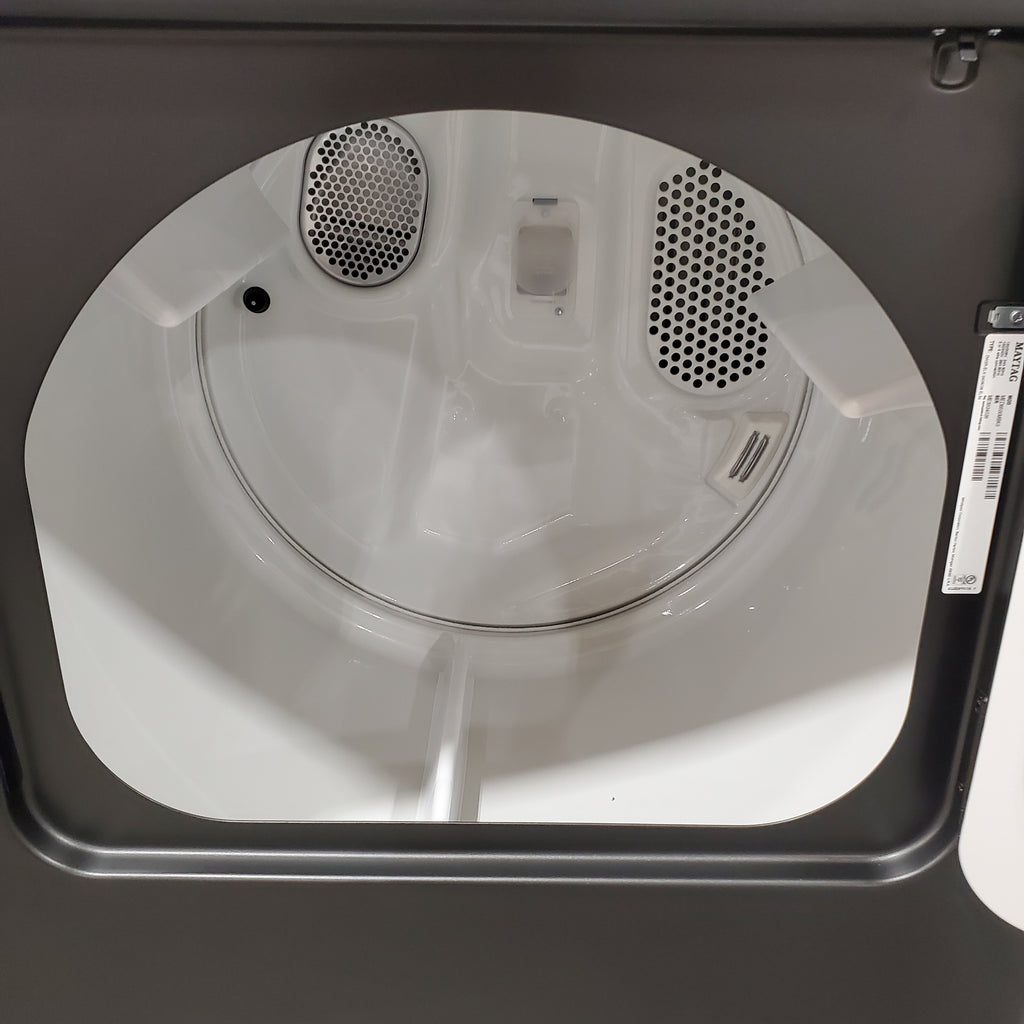 Pictures of Maytag Volcano Black Pet Pro 7.0 cu. ft. Electric Dryer with XL Lint Trap and Steam 3SD632 - MED6500MBK - Open Box - Neu Appliance Outlet - Discount Appliance Outlet in Austin, Tx