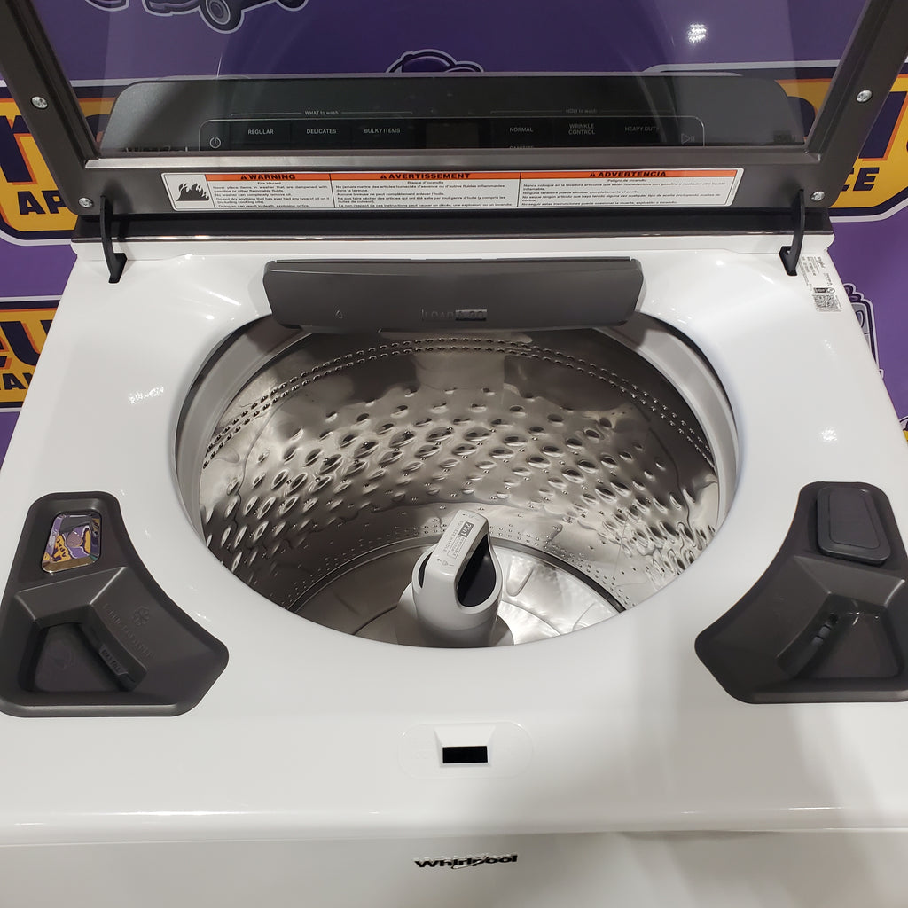 Pictures of Whirlpool 5.2 - 5.3 cu. ft. Top Load Washer with 2 in 1 Removable Agitator and Load & Go™ Dispenser WTW8127LW - Scratch & Dent (Moderate) - Neu Appliance Outlet - Discount Appliance Outlet in Austin, Tx