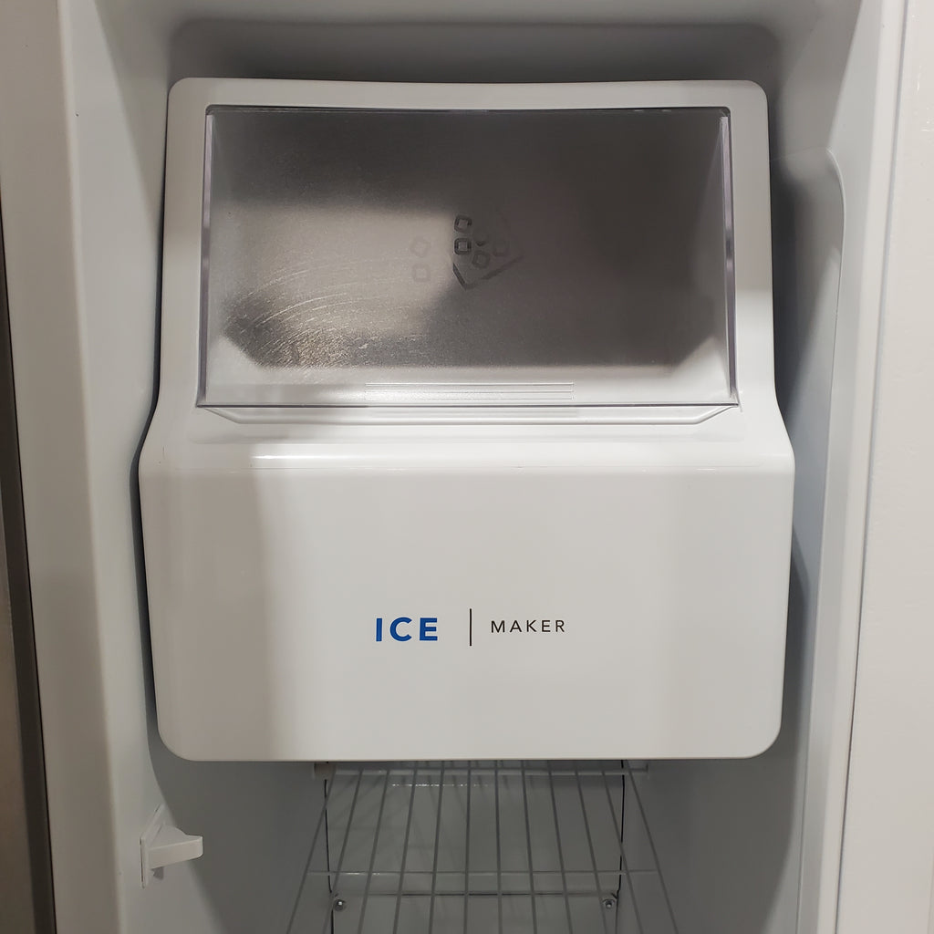 Frigidaire 25.6 cu. ft. ENERGY STAR Side by Side Refrigerator with Exterior Water and Ice Dispenser in Stainless Steel 25138SD756 - FRSS2623AS - Scratch & Dent (Minor)