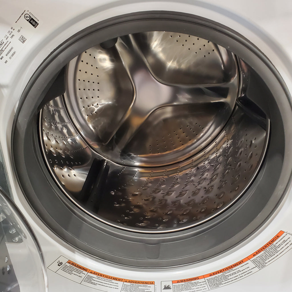 Pictures of Maytag 4.5 cu. ft. Front Load Washer with Extra Power and 12-Hr Fresh Spin™ Option MHW5630HW - Scratch & Dent (Moderate) and Maytag 7.3 cu. ft. Front Load Gas Dryer with Extra Power and Quick Dry Cycle MGD5630HW - Scratch & Dent (Minor) - Neu Appliance Outlet - Discount Appliance Outlet in Austin, Tx