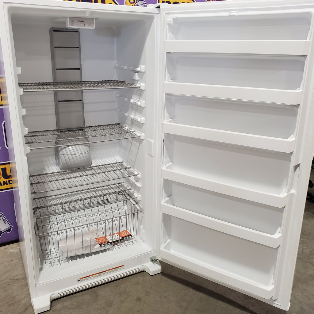 Pictures of Whirlpool 20 cu. ft. Upright Freezer with LED Lighting with Fast Freeze 22131SD95 - WZF34X20DW - Scratch & Dent (Minor) - Neu Appliance Outlet - Discount Appliance Outlet in Austin, Tx