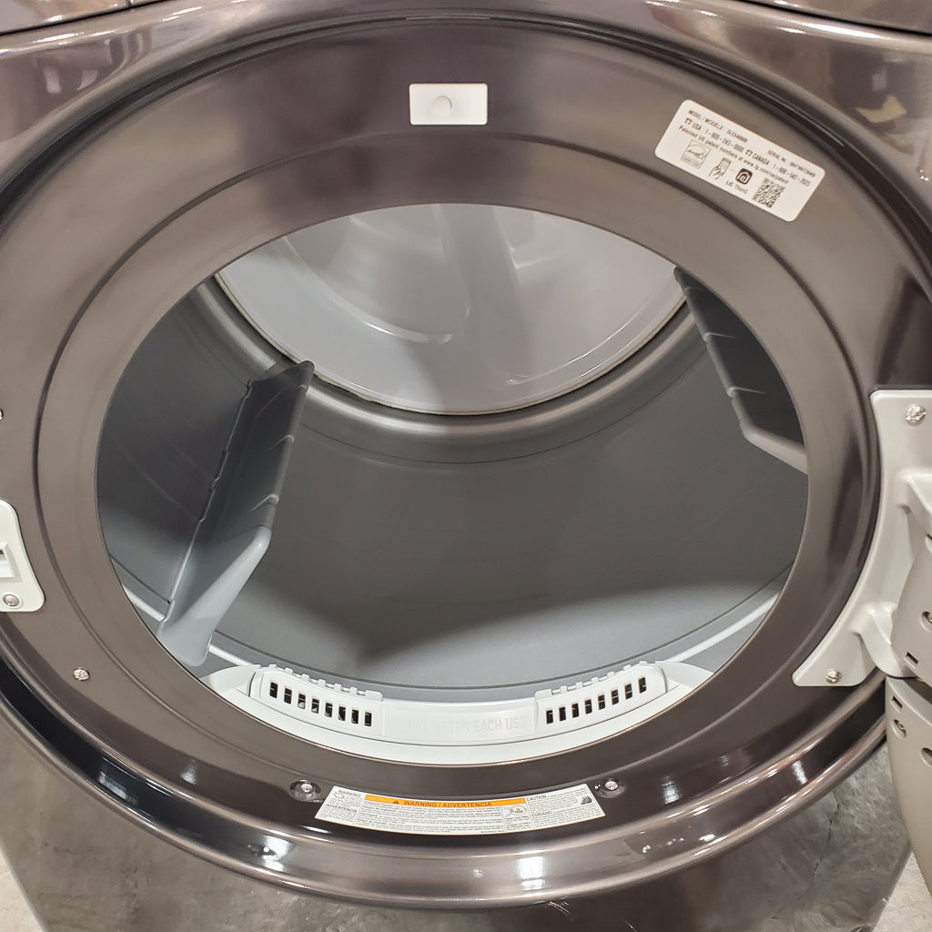 LG Front Load 4.5 Cu. Ft. Washer with TurboWash 360 Technology WM4000HBA - Scratch & Dent (Minor) and LG Smart Wi-Fi Enabled Front Load Electric 7.4 Cu. Ft. Dryer with TurboSteam 16078 - DLEX4000B - Scratch & Dent (Moderate)