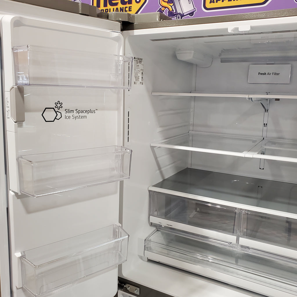 Pictures of LG 27.8-cu ft 4-Door French Door Refrigerator with Dual Ice Maker in Fingerprint Resistant Steel 22132SD154 - LRMXS2806S - Scratch & Dent (Minor) - Neu Appliance Outlet - Discount Appliance Outlet in Austin, Tx