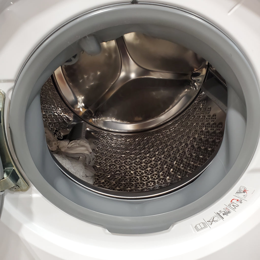 Pictures of 24" Wide Electrolux Compact Front Load 2.4 cu ft Washer with LuxCare Wash System and Steam Refresh Cycle - 3SD373 - ELFW4222AW - Scratch & Dent (Minor) - Neu Appliance Outlet - Discount Appliance Outlet in Austin, Tx