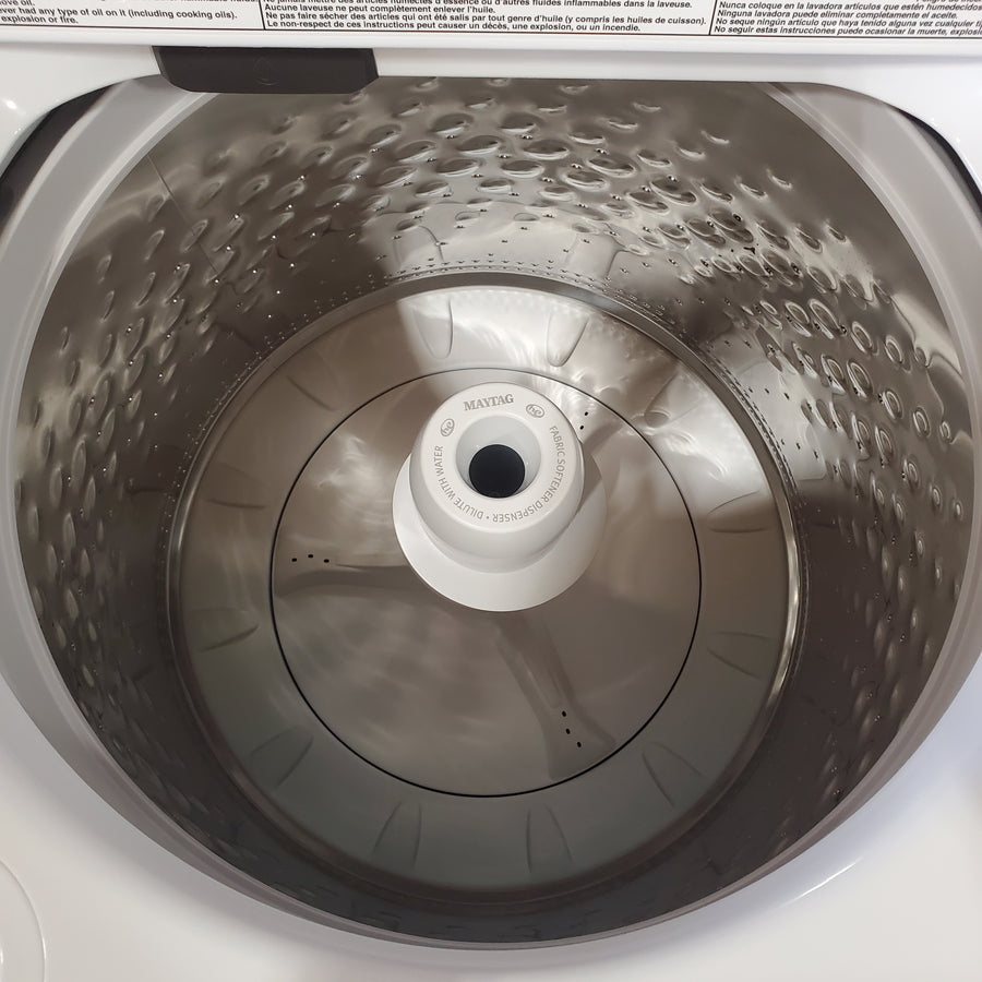 Maytag Top Load 4.7 cu. ft. Agitator Washer with Extra Power and Deep Fill Option MVW5435PW - Open Box