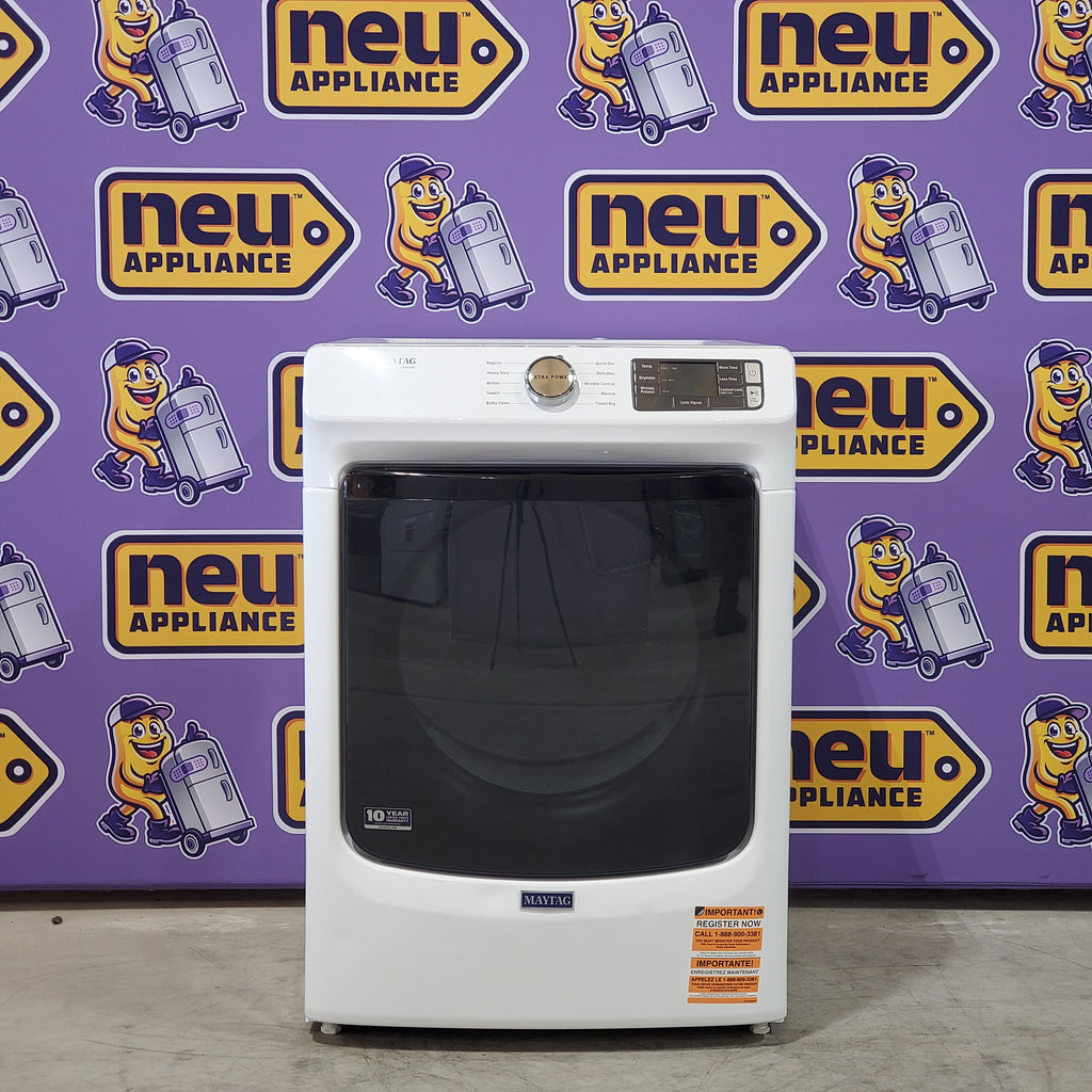 Pictures of Maytag Front Load 7.3 Cu. Ft. Electric Dryer with Extra Power and Quick Dry Cycle MED5630HW - Scratch & Dent (Minor) - Neu Appliance Outlet - Discount Appliance Outlet in Austin, Tx
