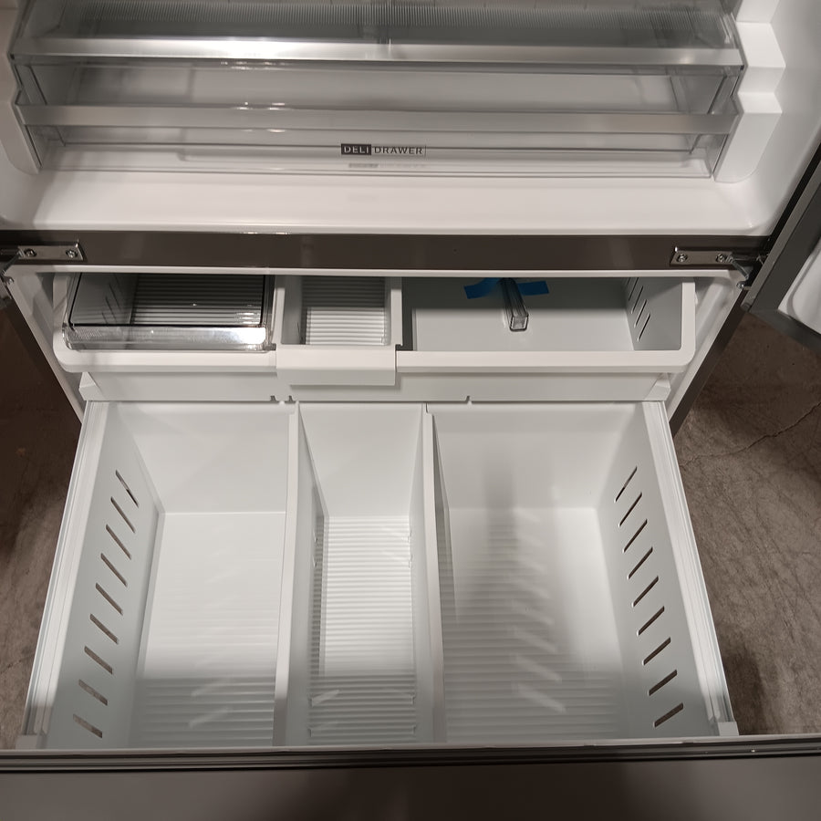 Whirlpool French Door 31 Cu. Ft. Refrigerator with Total Coverage Cooling in Fingerprint Resistant Stainless Steel 22231SD310 - WRFF3136SZ - Scratch & Dent (Minor)