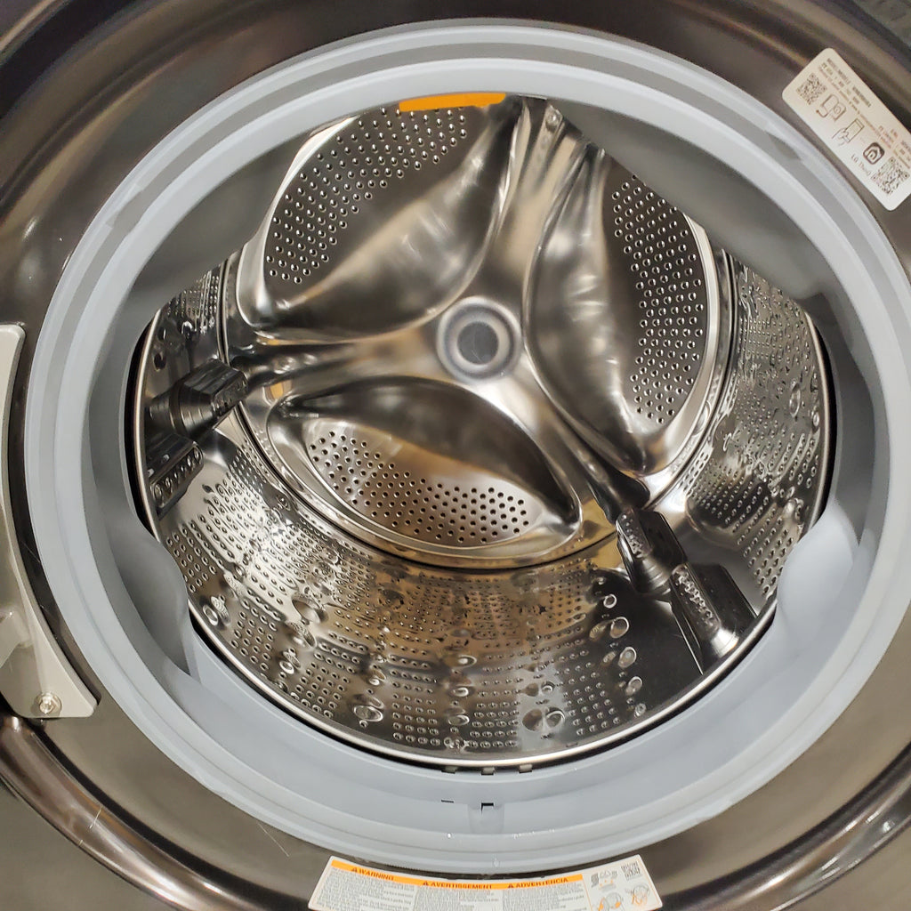 Pictures of LG Ventless Washer/Dryer Combo LG WashCombo™ All-in-One 5.0 cu. ft. Mega Capacity with Inverter HeatPump™ Technology and Direct Drive Motor 3SD629 - WM6998HBA - Open Box - Neu Appliance Outlet - Discount Appliance Outlet in Austin, Tx