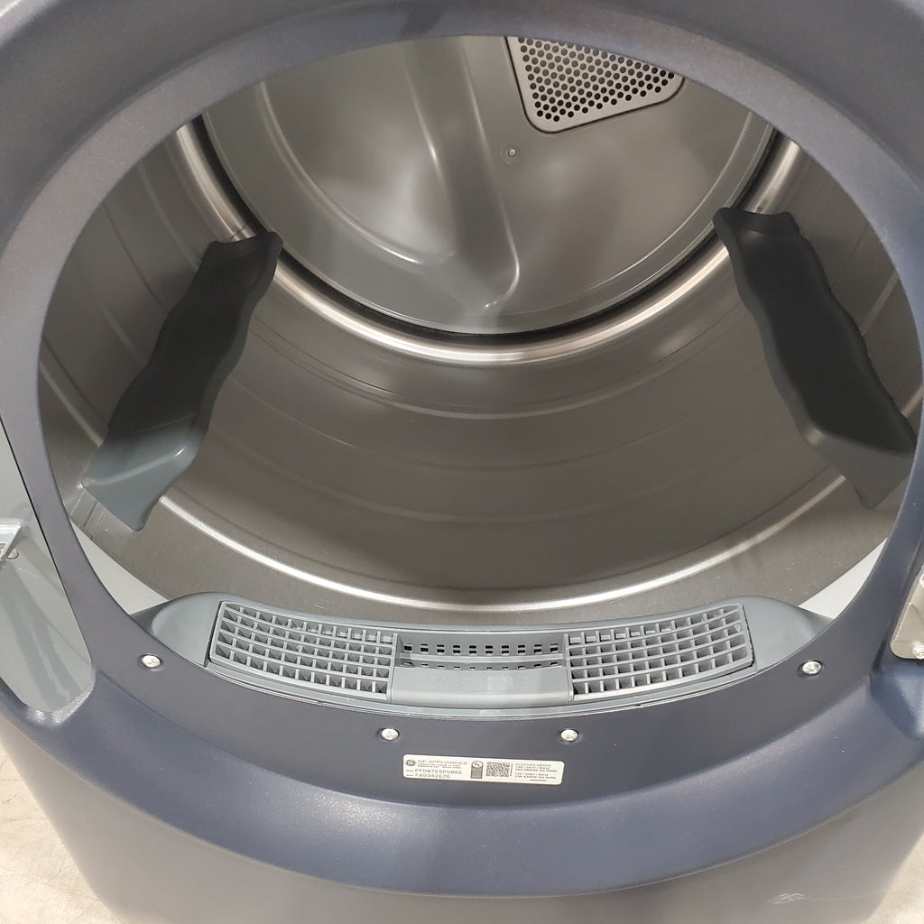 Pictures of GE Profile Smart Front Load Electric 7.8 Cu. Ft. Capacity Dryer with Steam and Sanitize Cycle PFD87ESPVRS - Open Box - Neu Appliance Outlet - Discount Appliance Outlet in Austin, Tx