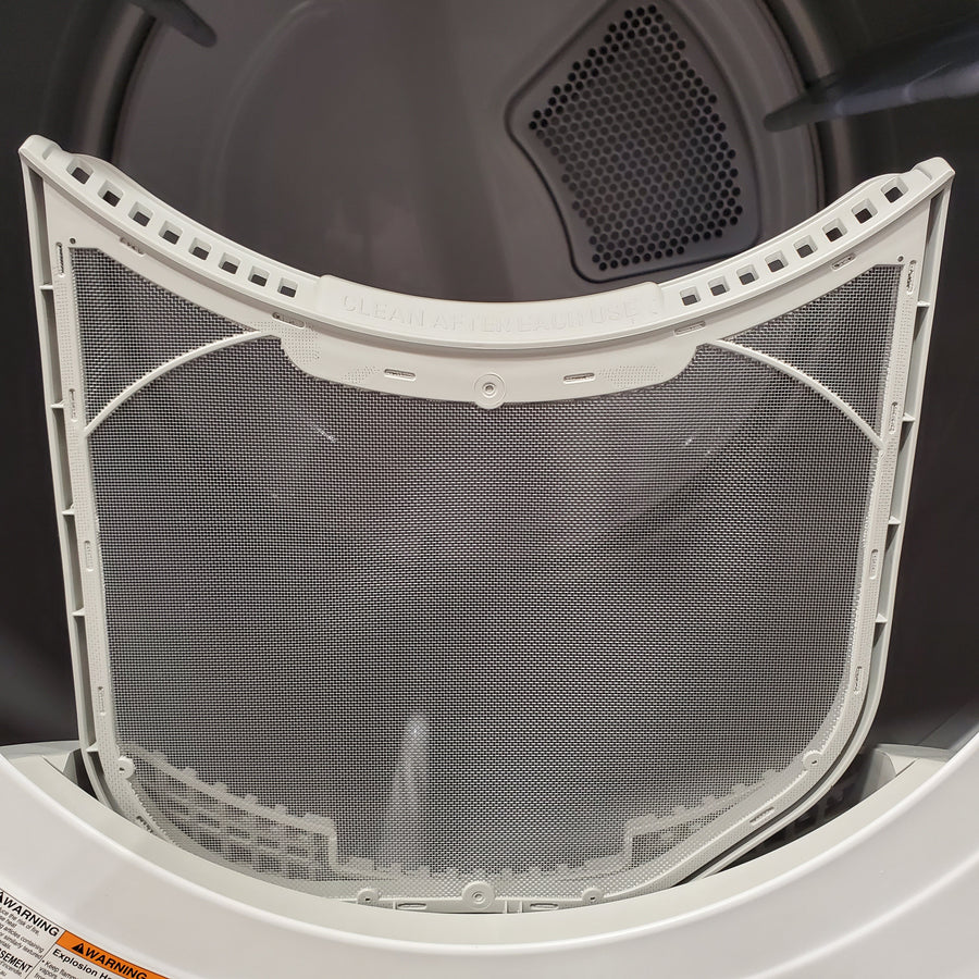LG 7.4 cu. ft. Vented Stackable Electric Dryer in White with Sensor Dry Technology 22231SD290 - DLE3470W - Scratch & Dent (Minor)